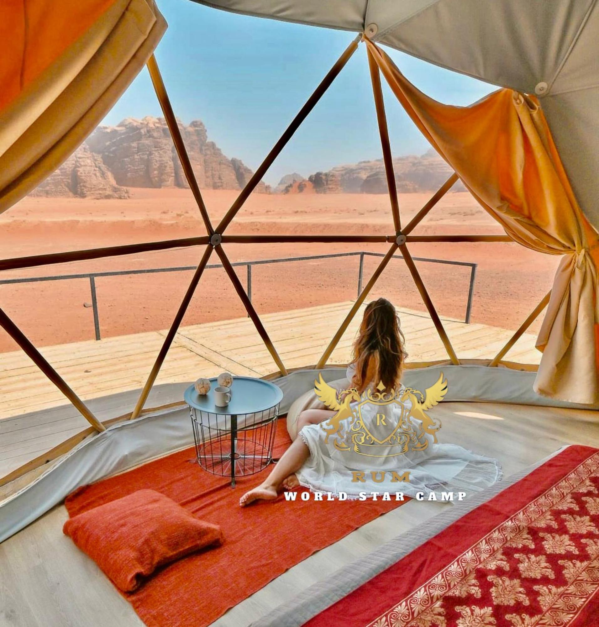 الشقق الفندقية وادي رمفي  Rum Mountain Luxury Camp المظهر الخارجي الصورة